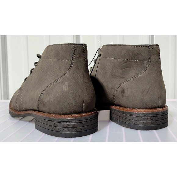 Goodfellow Jerad Chukka Faux Suede Casual Dress Gray Lace Up Boots - Picture 3 of 6